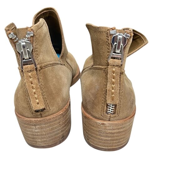 NWOT Dolce Vita Titus Suede Leather Slip On women's ankle booties size 9 - Picture 4 of 8